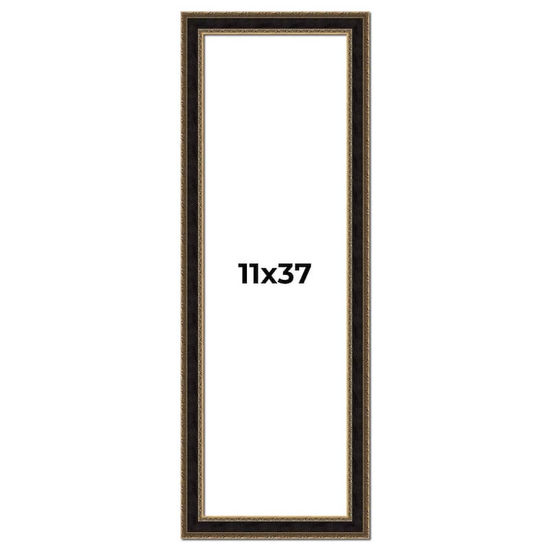 11x37 Frame Gold Antique Vintage Sold Wood Picture Frame | 1.75 Inch