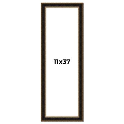 11x37 Frame Gold Antique Vintage Sold Wood Picture Frame | 1.75 Inch