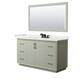 Option Light Green / White Quartz Top / Matte Black