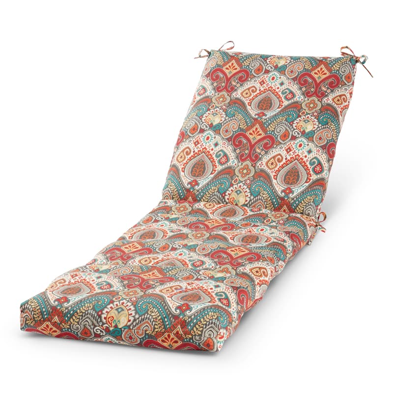 Greendale Home Fashions Outdoor Chaise Cushion (Cushion Only) - Asbury Park