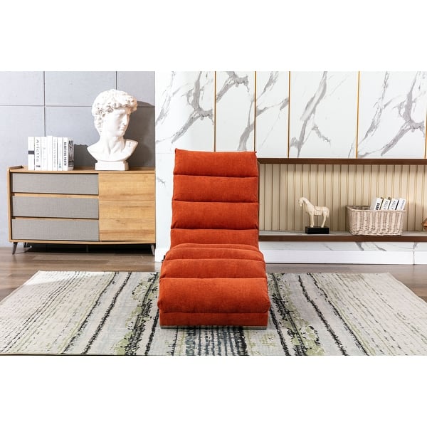 Velvet Electric multi-function armless tufted recliner lazy sofa