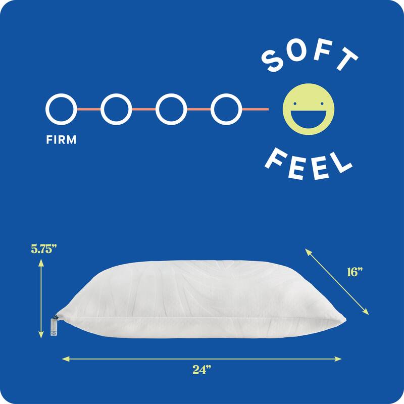Sealy Dreamlife Shredded Foam Pillow, Standard
