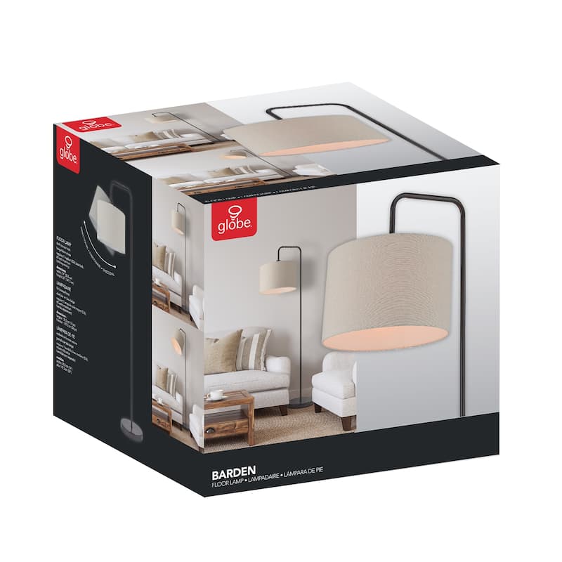 Barden 58" Floor Lamp with Linen Shade