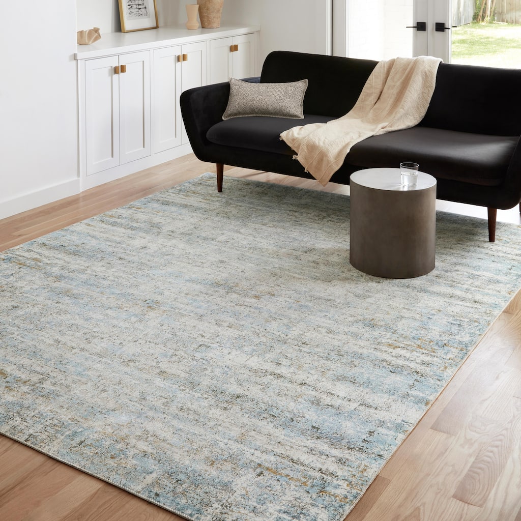 Alexander Home Alpine Sky Modern Abstract Area Rug