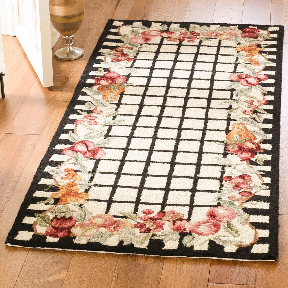 SAFAVIEH Handmade Chelsea Valeriea French Country Wool Rug