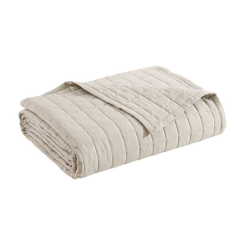 Jennifer Adams Lux Ultra-Soft Lightweight California Square Quilt