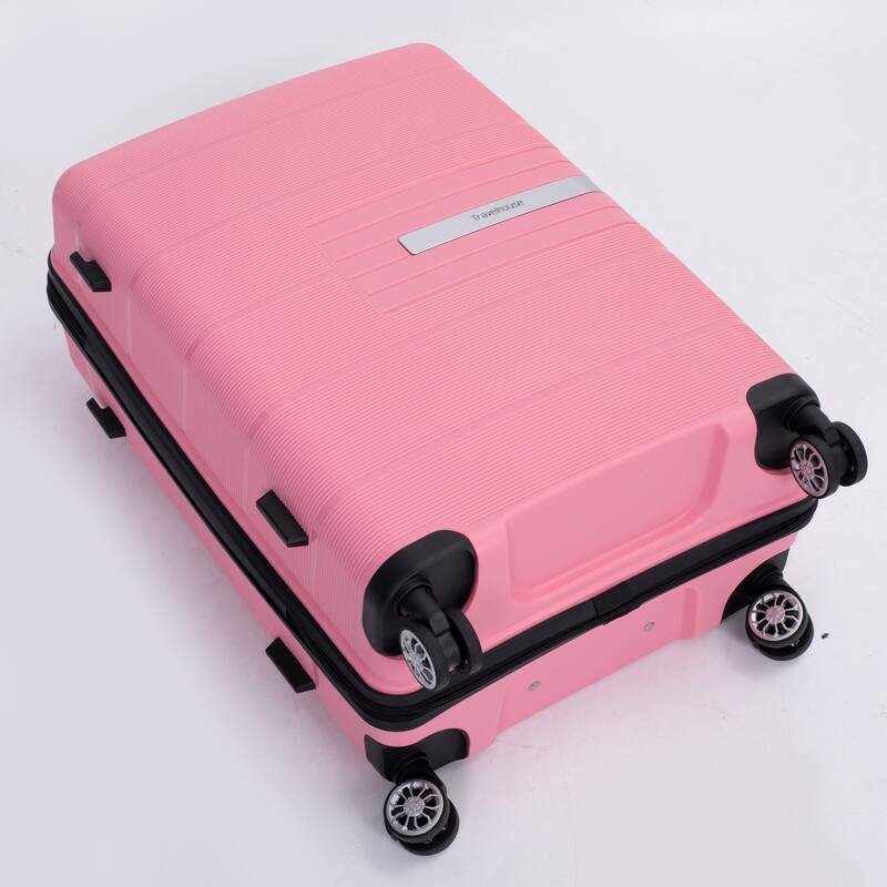 Hardshell 3 Piece PP Luggage Sets, Lightweight Durable Luggage Set with TSA Lock