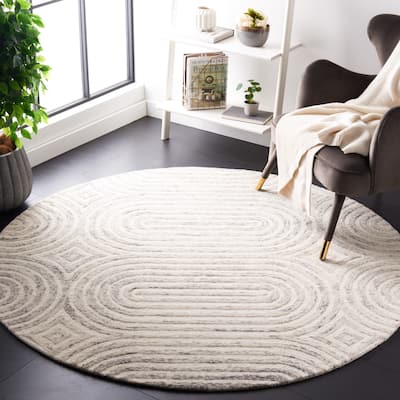 SAFAVIEH Handmade Trace Anarsija Floral Wool Rug