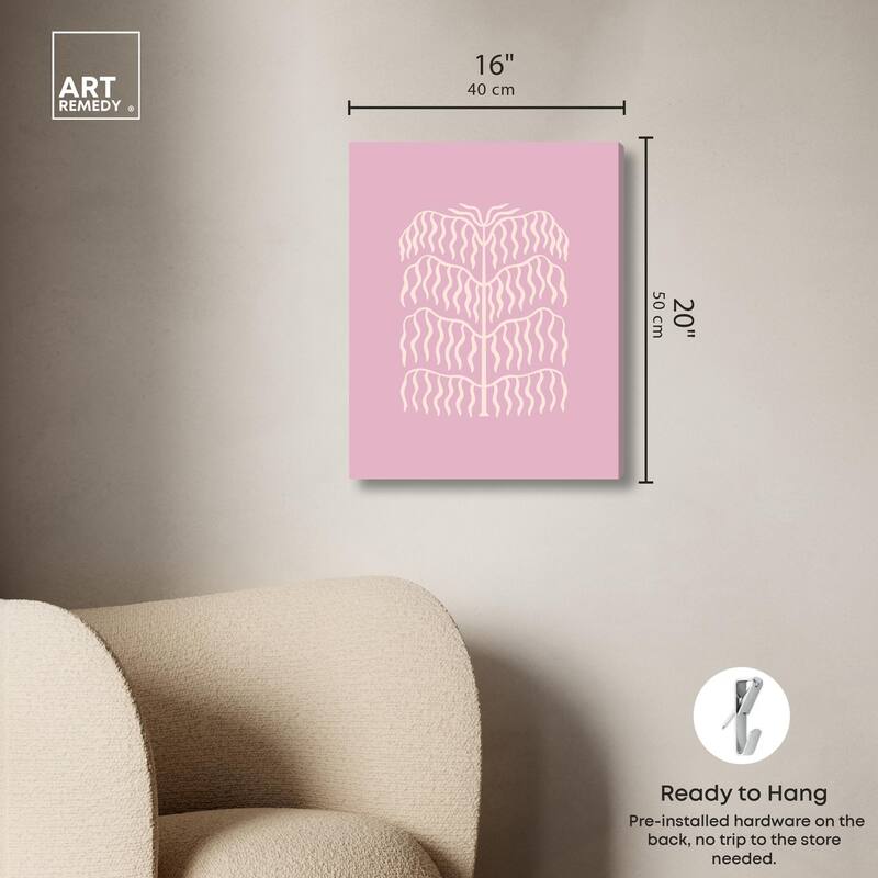 Lavender Mauve Canvas by Art Remedy, Gallery Wrapped
