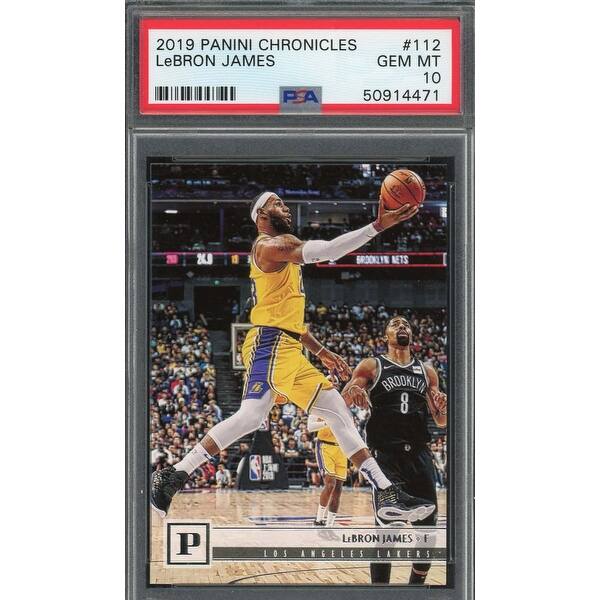 LeBron James 2019 Panini Chronicles Basketball Card #112 Graded
