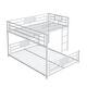 preview thumbnail 19 of 24, L-shaped Metal Twin over Full Size Bunk Bed