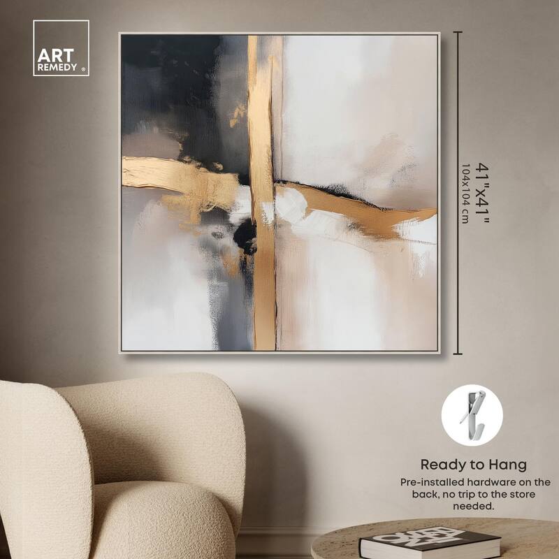 Gilded Rupture I Canvas by Art Remedy