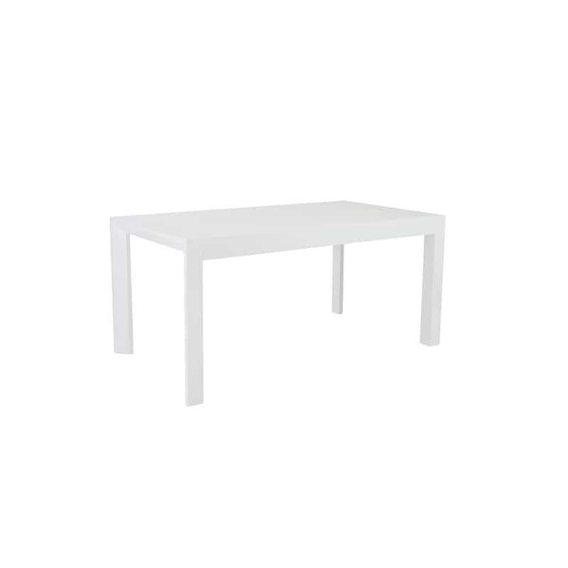 HomeRoots 63" White Wood Dining Table - 63.00 in. x 29.50 in. x 35.50 in.