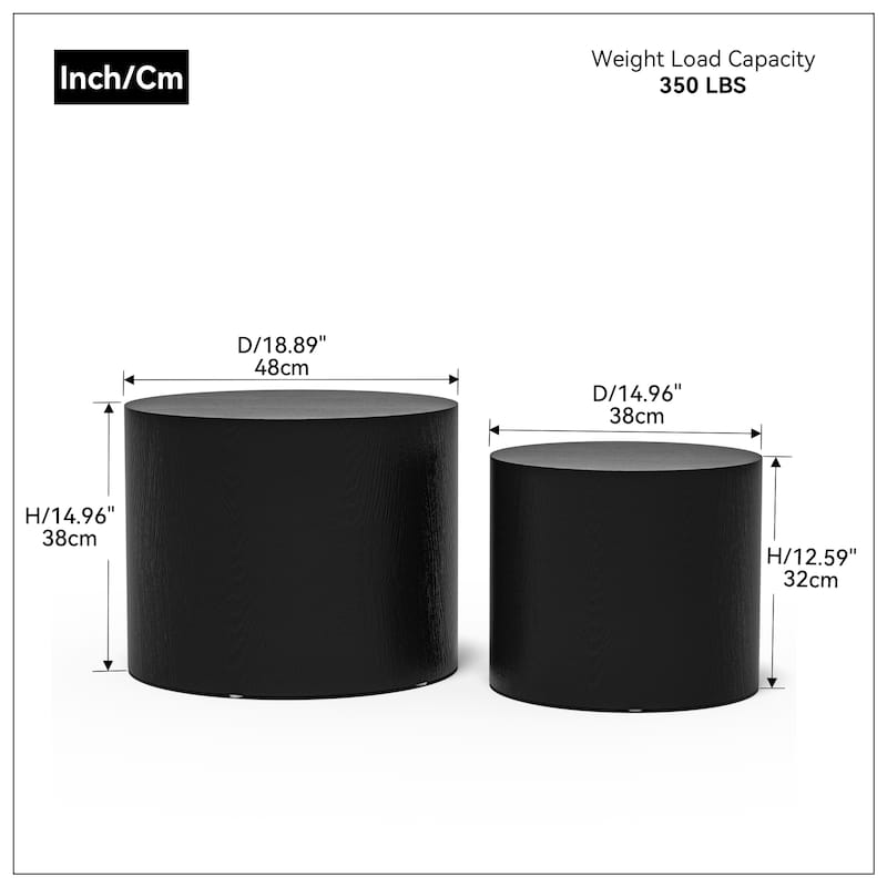 Coffee Table Set of 2 for Living Room