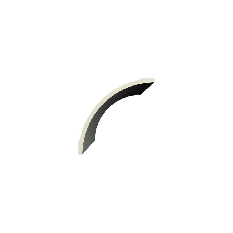 7 7/8"H x 7 7/8"P x 11 1/8"F x 96"L Camilla Crown Moulding - 1-Pack