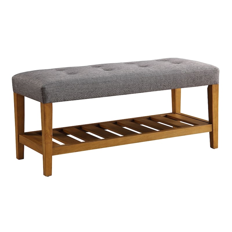 Kahan Kahan Tufted Padded Seat Bench