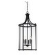 preview thumbnail 10 of 10, Savoy House Penrose 6 Light 16" Wide Taper Candle Pendant Black