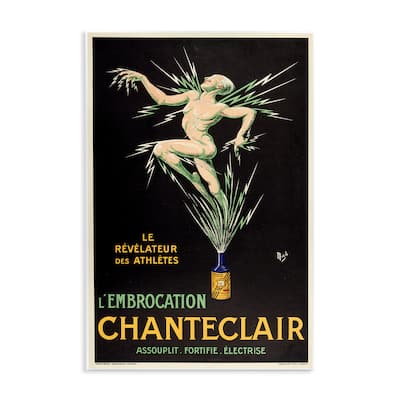 Stupell Vintage Chanteclair Wine Wall Plaque Art Design By Marcus Jules