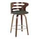 Option Charcoal Fabric/Walnut Wood/Chrome