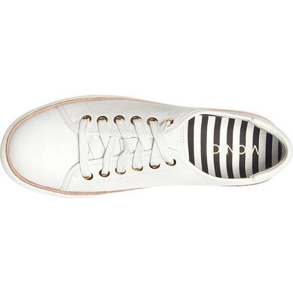 Shop Vionic Women S Leah Sneaker White Full Grain Leather