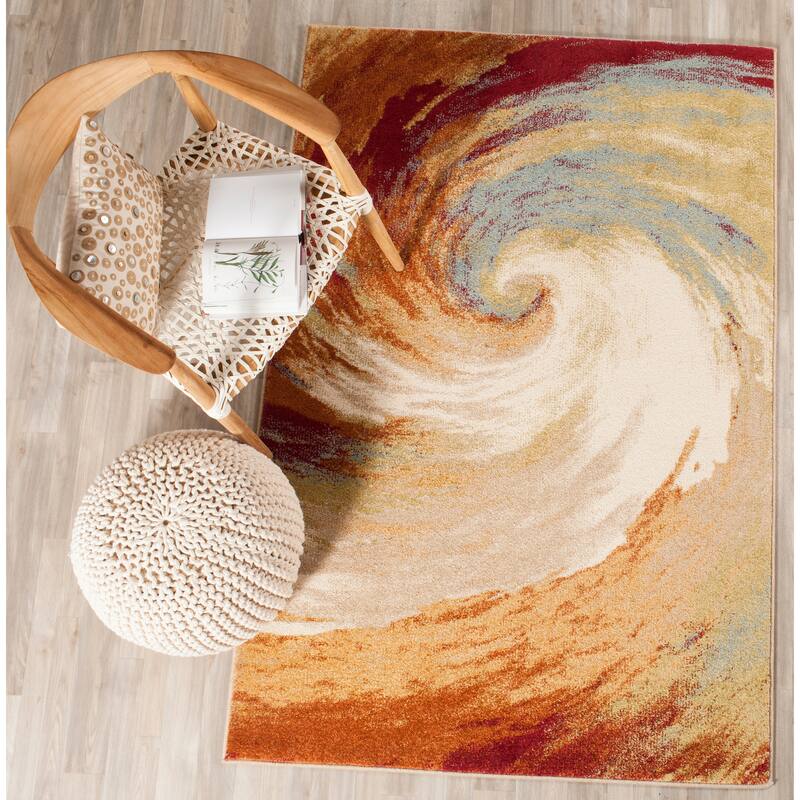 SAFAVIEH Evoke Tambra Abstract Swirl Rug