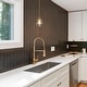 preview thumbnail 5 of 17, Beta Modern Gold 1-Light Mini Globe Glass Pendant Light for Kitchen Island - D 4.9" x H 7.6"