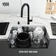 preview thumbnail 6 of 28, VIGO Mercer Single Bowl Stainless Steel Undermount Kitchen Sink with Accessories