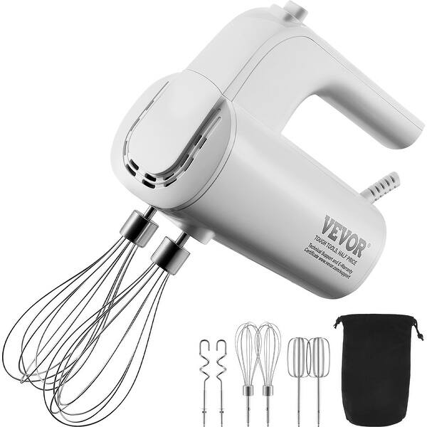 VEVOR Digital Electric Hand Mixer,Portable Electric Handheld Mixer