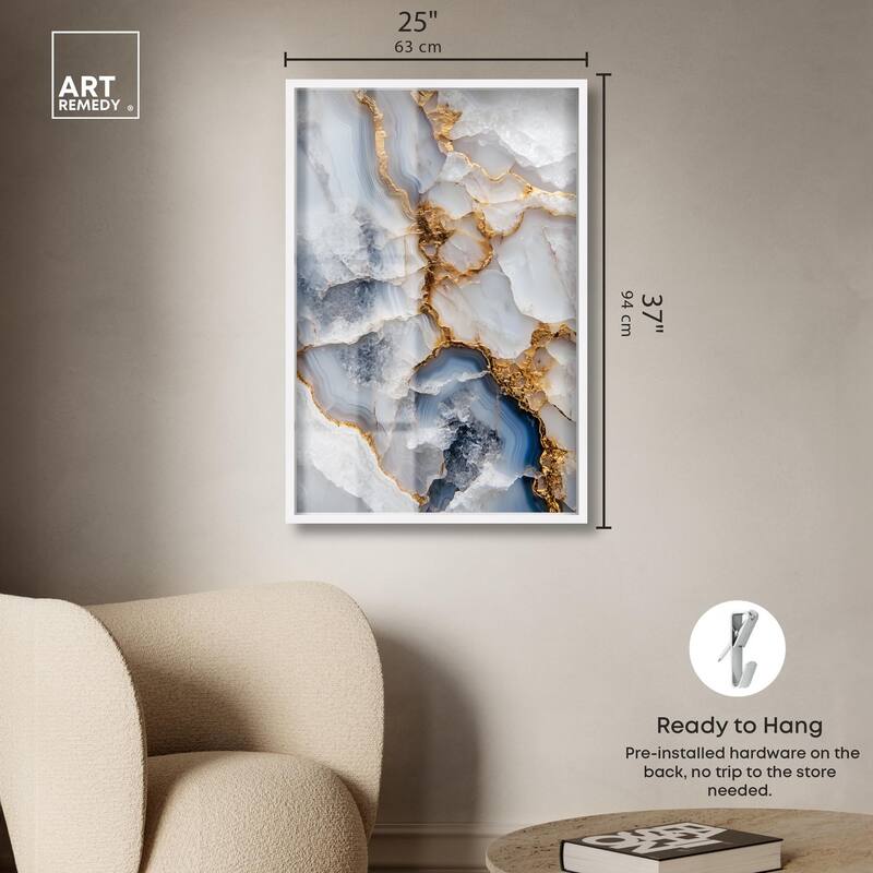 Denim Dreams I Shadowbox by Art Remedy