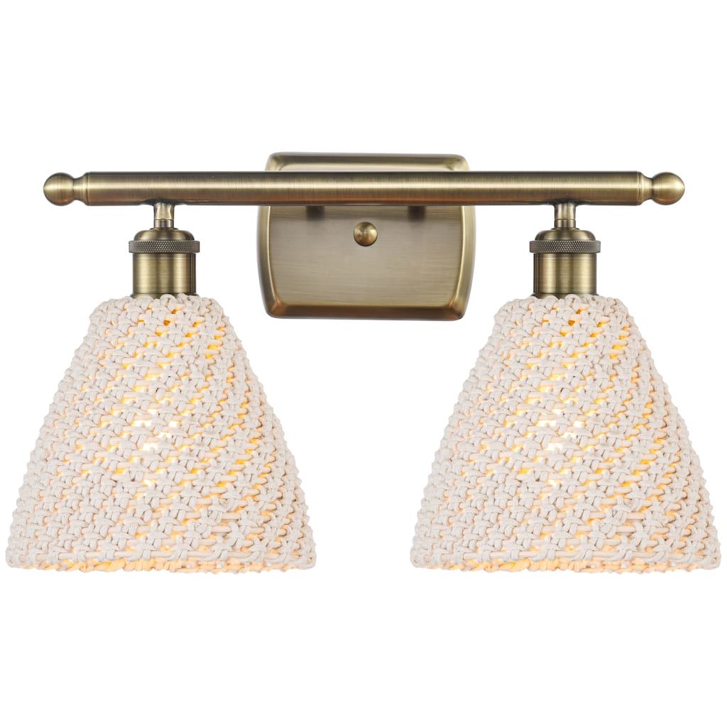 Innovations Lighting Endless Possibilities Ballston - Bristol Natural - 2 Light 18" Bath Vanity Light