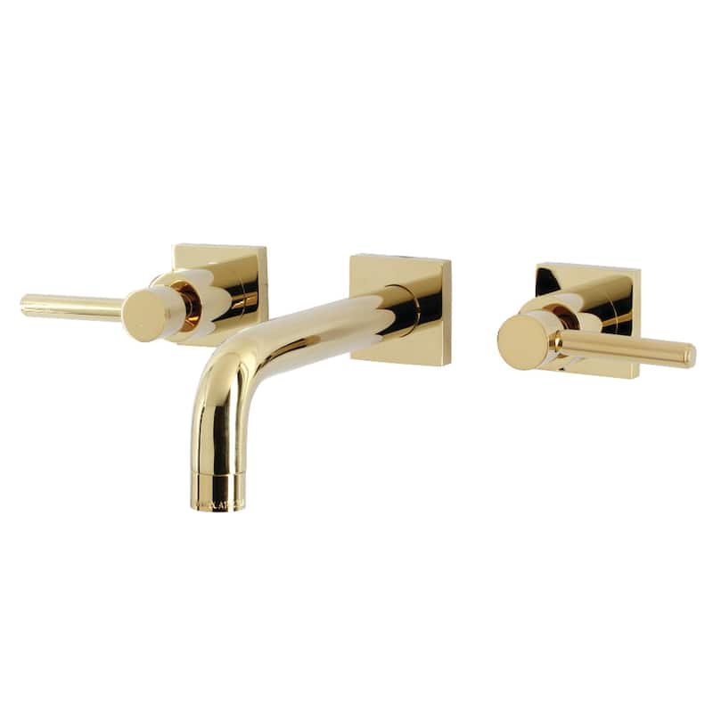 Kingston Brass Concord Two-Handle 3-Hole Wall Mount Bathroom Faucet