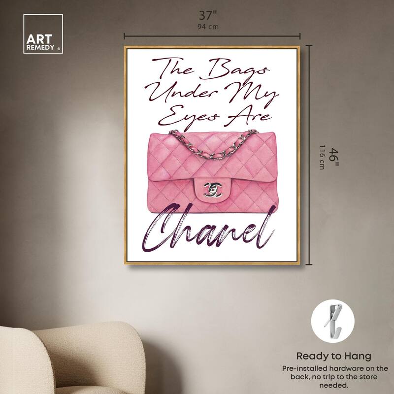 The Bag Under my Eyes Canvas by Art Remedy