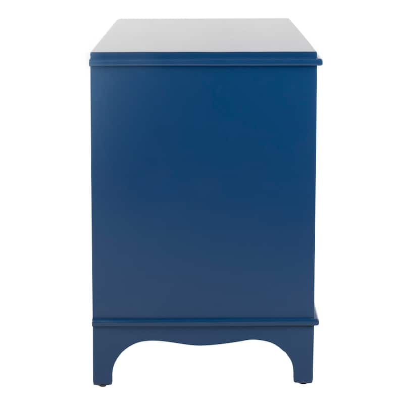 SAFAVIEH Karyn Nightstand - Black / Brass