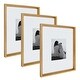 preview thumbnail 9 of 35, Kate and Laurel Calter 3-Piece Matted Wall Picture Frame Set Gold