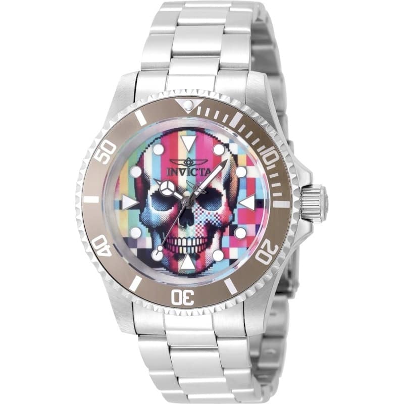 Invicta Men's 49060 Pop Art Quartz 3 Hand Multi Color Dial Watch