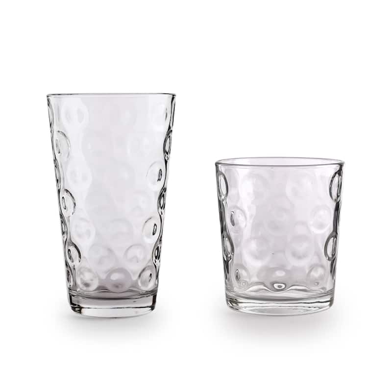 Circleware Double Circle 16pc . Entertaining set 8 + 8