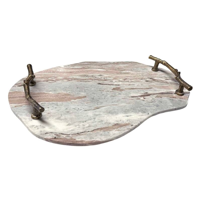 Uttermost Stone And Twig Indoor-Outdoor Tray - 26.00" W x 3.00" H x 18.00" D