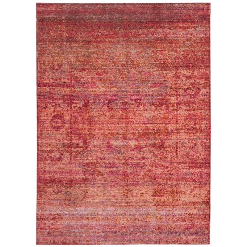 SAFAVIEH Valencia Molly Distressed Vintage Boho Oriental Polyester Rug