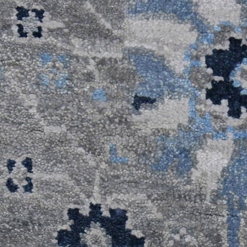 Majestic Voilie Modern & Contemporary Geometric Hand-Knotted Area Rug