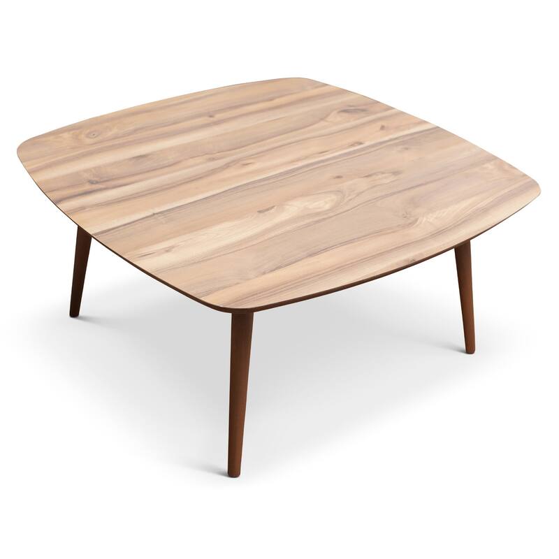 Charming Kalen Walnut Center Table for Stylish Home Decor