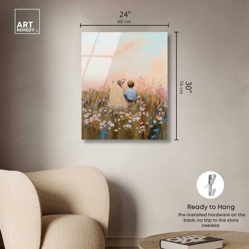 Sunset Companions Acrylic by Art Remedy, Ready to Hang