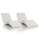 preview thumbnail 50 of 48, Aqua Outdoors In-Pool Chaise Lounge Chairs for 0-9 In. of Water - All Weather Resistant, No Plugs/Tools Needed - (Set of 2)