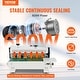 preview thumbnail 17 of 26, Continuous Bag Band Sealing Machine Horizontal Band Sealer Machine with Digital Temperature Control, Carbon Steel Bag Sealer