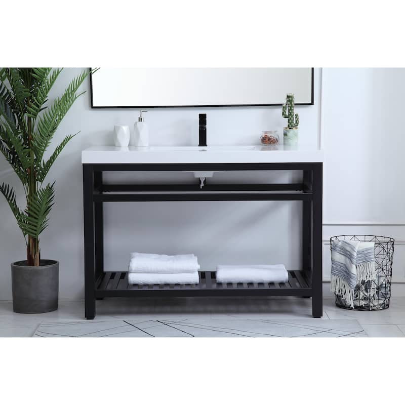Orion 18 - 48 Inch Single Bathroom Vanity - 48 Inches - Black