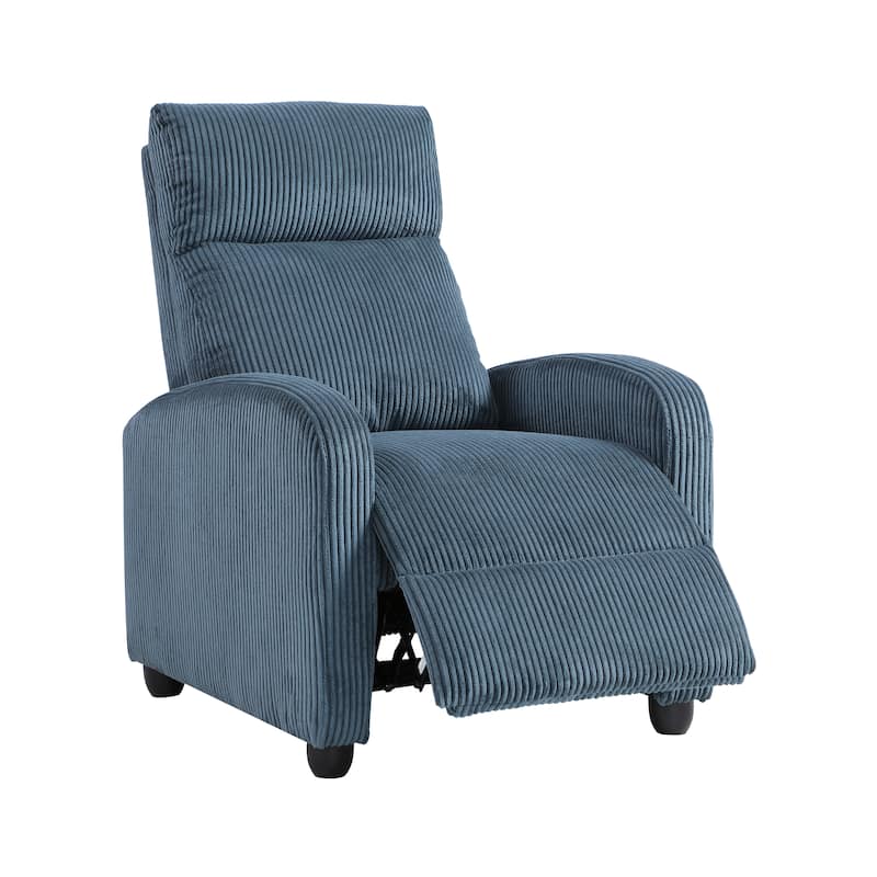 Covelo Corduroy Push Back Reclining Chair