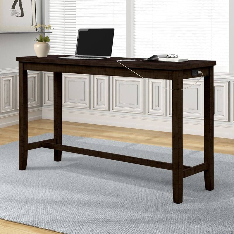 Moda 4 Pieces Counter Height Table with Fabric Padded Stools