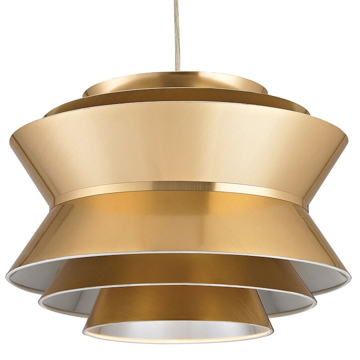Elk Home D2970  Godnik Single Light 15" Wide Mini Chandelier - Chandeliers For Bedrooms by Overstock.com