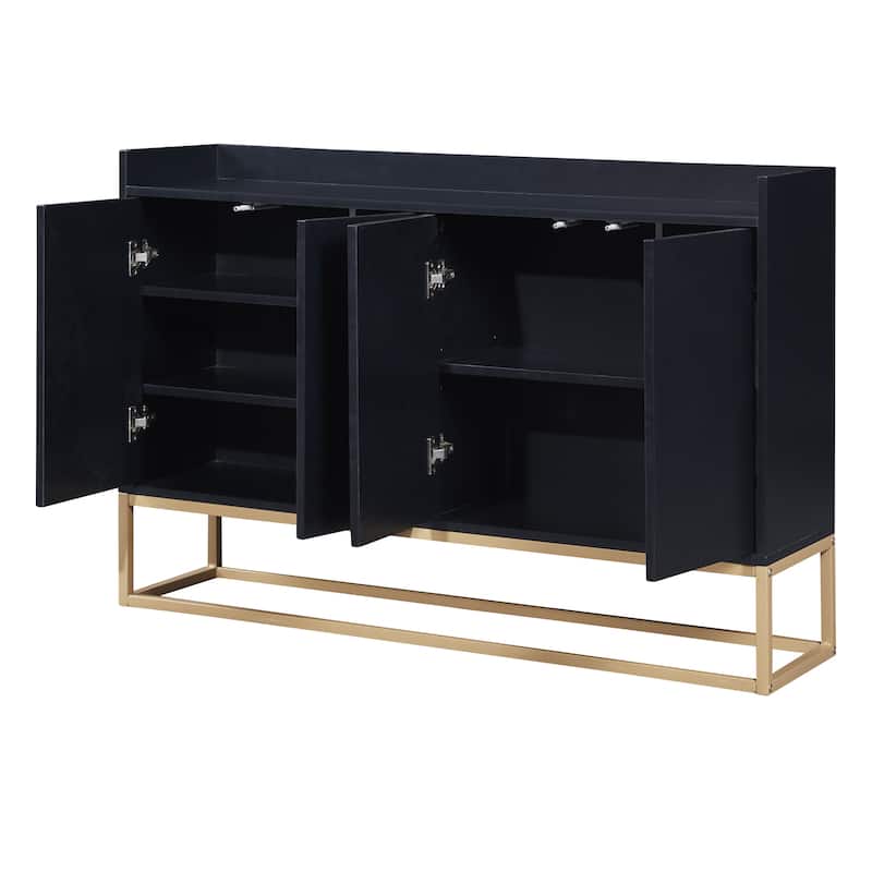 Elegant Buffet Cabinet with Large Storage Space - N/A