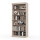 preview thumbnail 183 of 200, 100% Solid Wood 6-Shelf Bookcase with Optional Doors by Palace Imports