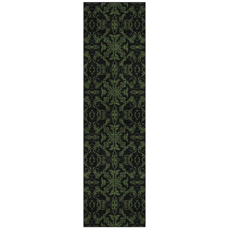 Machine Washable Indoor/ Outdoor Chantille Traditional Medallions Rug
